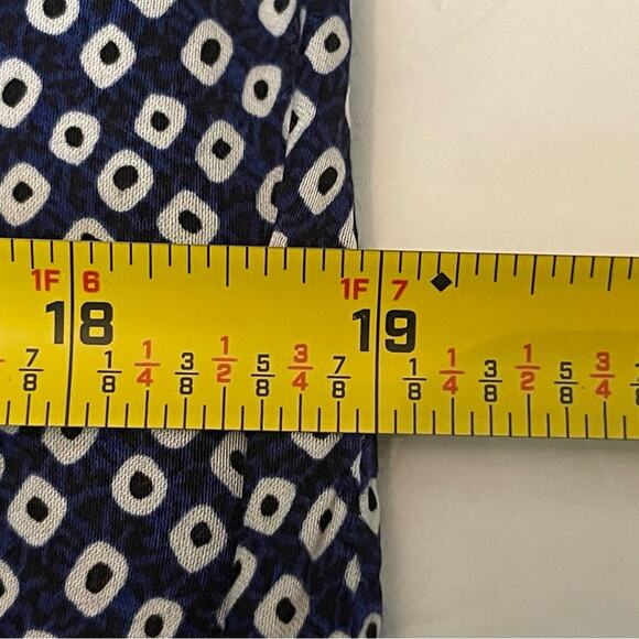 Sundays Blue White Polka Dot Blouson Relaxed Feminine Casual Dress NWOT Size 0 - Picture 12 of 12